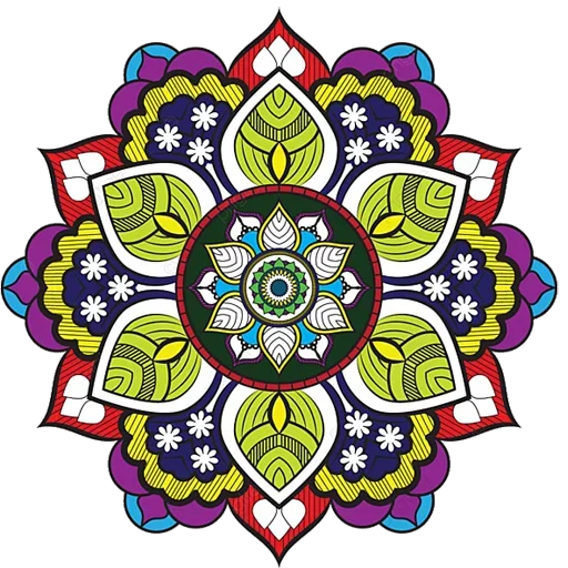 🎨 Стикер «Rangoli (alpona)» для Telegram