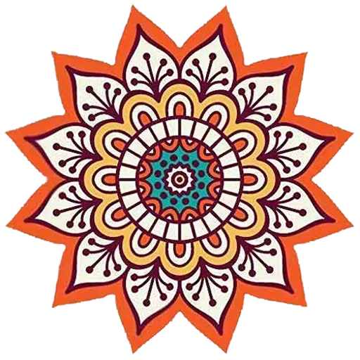 🎨 Стикер «Rangoli (alpona)» для Telegram