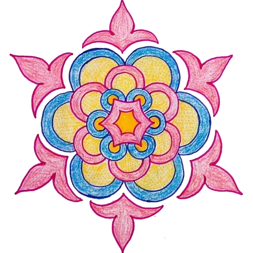 🎨 Стикер «Rangoli (alpona)» для Telegram