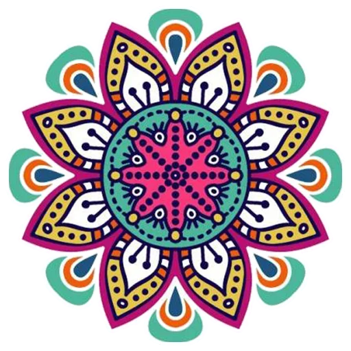🎨 Стикер «Rangoli (alpona)» для Telegram