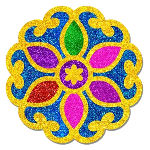 🎨 Стикер «Rangoli (alpona)» для Telegram