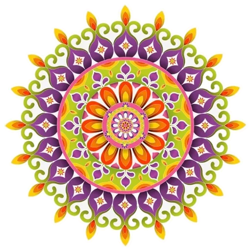 🎨 Стикер «Rangoli (alpona)» для Telegram