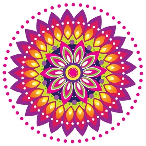 🎨 Стикер «Rangoli (alpona)» для Telegram