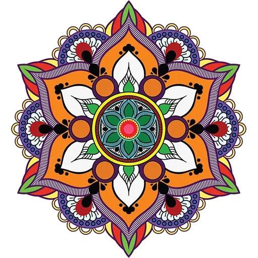 🎨 Стикер «Rangoli (alpona)» для Telegram
