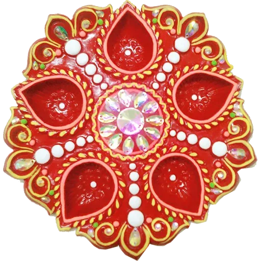 🪔 Стикер «Rangoli (alpona)» для Telegram