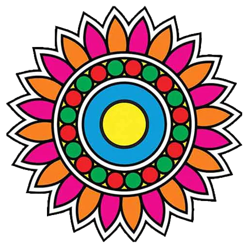 🎨 Стикер «Rangoli ਰੰਗੋਲੀ» для Telegram