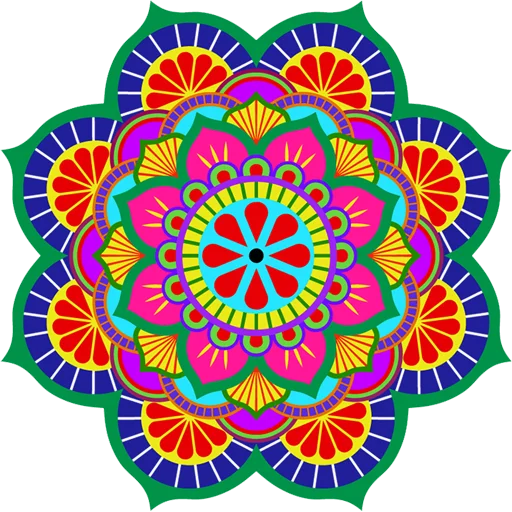 🎨 Стикер «Rangoli ਰੰਗੋਲੀ» для Telegram