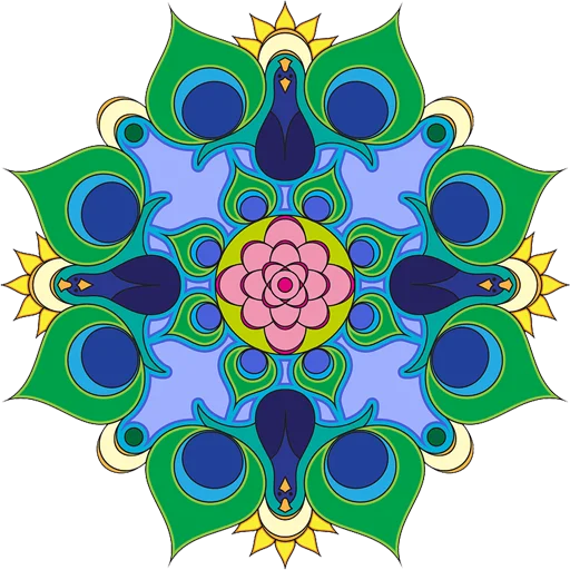 🎨 Стикер «Rangoli ਰੰਗੋਲੀ» для Telegram