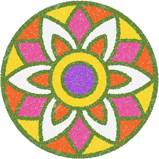 🎨 Стикер «Rangoli ਰੰਗੋਲੀ» для Telegram