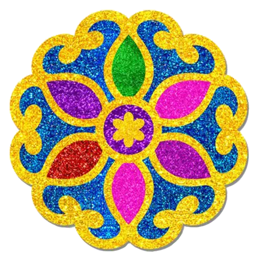 🎨 Стикер «Rangoli ਰੰਗੋਲੀ» для Telegram