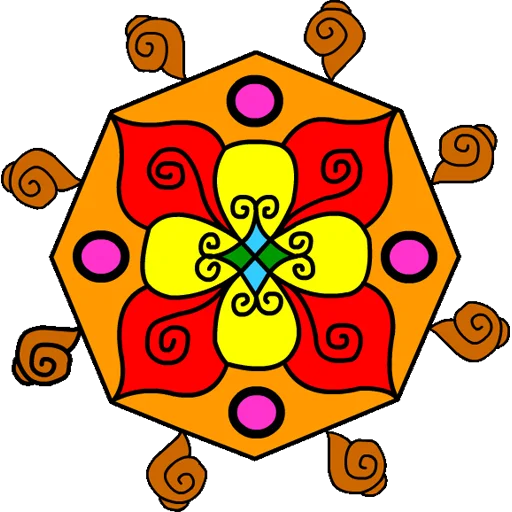 🎨 Стикер «Rangoli ਰੰਗੋਲੀ» для Telegram