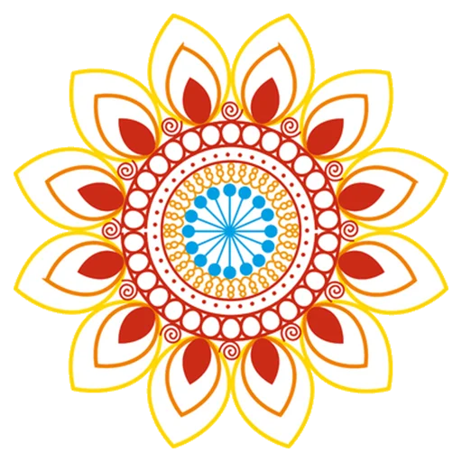 🎨 Стикер «Rangoli ਰੰਗੋਲੀ» для Telegram