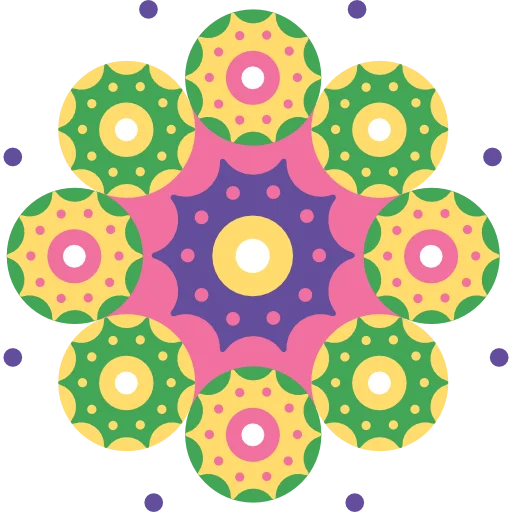 🎨 Стикер «Rangoli ਰੰਗੋਲੀ» для Telegram