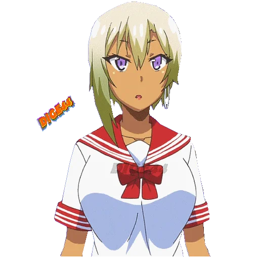 😯 Стикер «My First Girlfriend Is a Gal» для Telegram