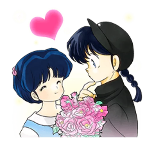 💐 Стикер «Ranma 1/2» для Telegram