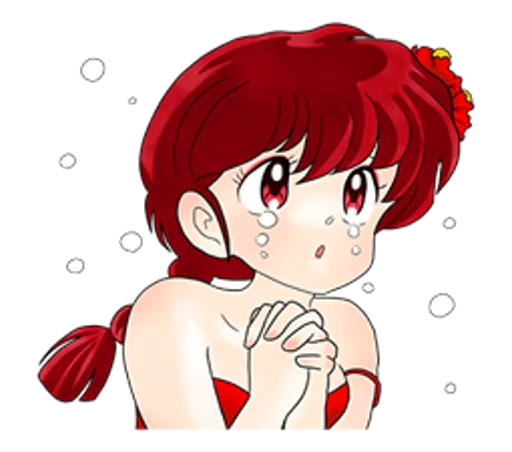 😢 Стикер «Ranma 1/2» для Telegram