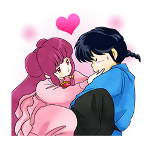 ❤ Стикер «Ranma 1/2» для Telegram