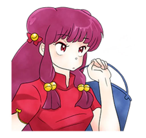 😒 Стикер «Ranma 1/2» для Telegram