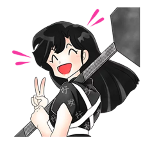 😁 Стикер «Ranma 1/2» для Telegram