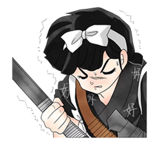 😡 Стикер «Ranma 1/2» для Telegram