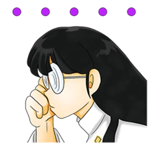👓 Стикер «Ranma 1/2» для Telegram