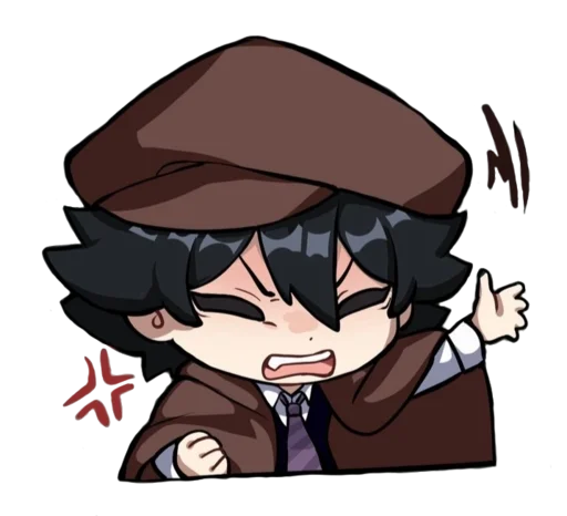Стикерпак Ranpo×Genshin для Telegram