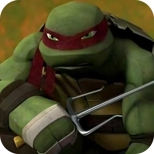 🐢 Стикер «Raphael» для Telegram