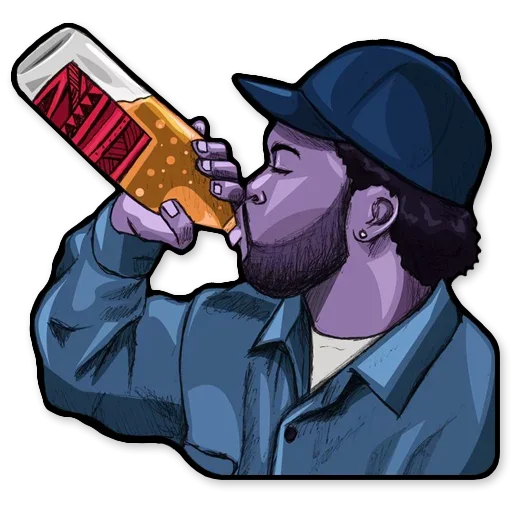 Стикерпак Rap Music для Telegram