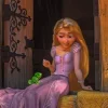 Стикер 39 🤩 Набор эмоджи по мульту «Rapunzel Рапунцель»