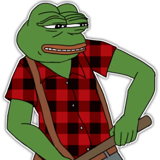 Стикерпак Rare Pepe Party для Telegram
