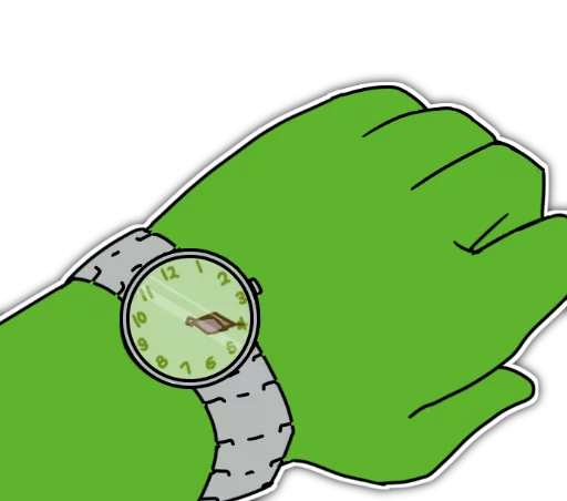 ⏰ Стикер «Rare Pepe Party» для Telegram