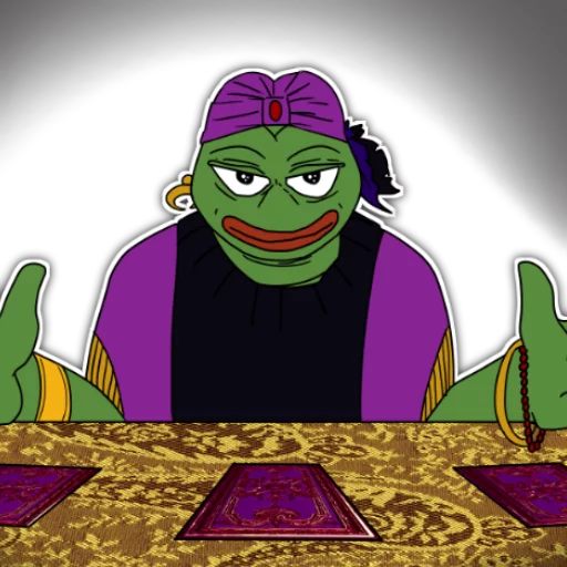 👁 Стикер «Rare Pepe Party» для Telegram