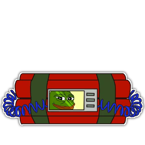 💣 Стикер «Rare Pepe Party» для Telegram