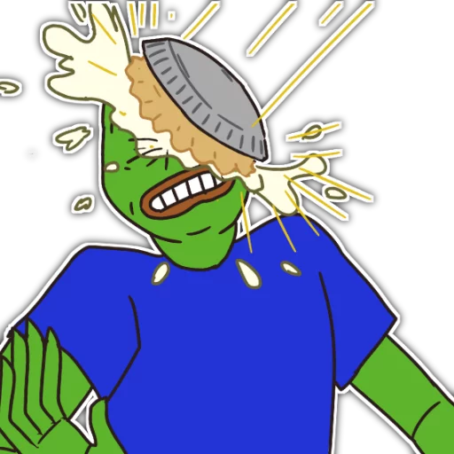 🎂 Стикер «Rare Pepe Party» для Telegram