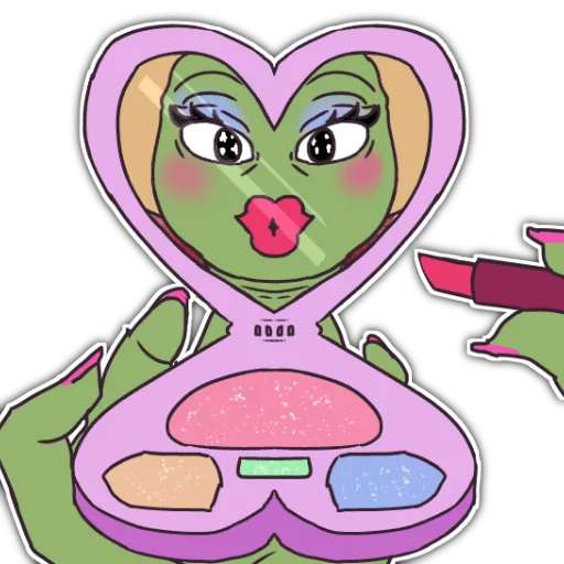 💄 Стикер «Rare Pepe Party» для Telegram