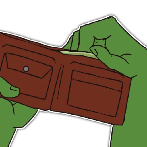 💸 Стикер «Rare Pepe Party» для Telegram