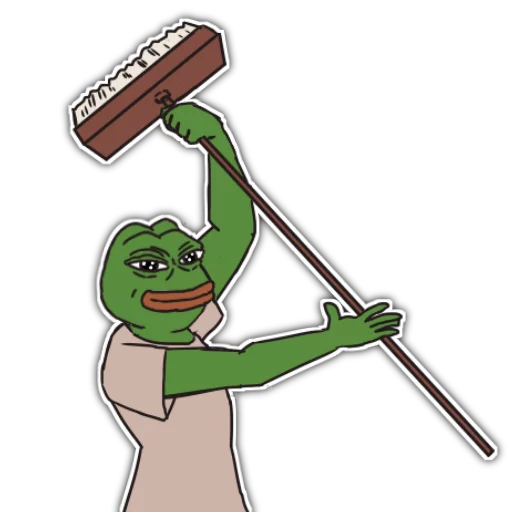 🗡 Стикер «Rare Pepe Party» для Telegram