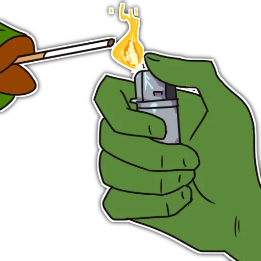 🚬 Стикер «Rare Pepe Party» для Telegram