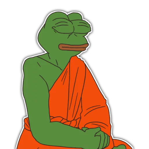 📿 Стикер «Rare Pepe Party» для Telegram