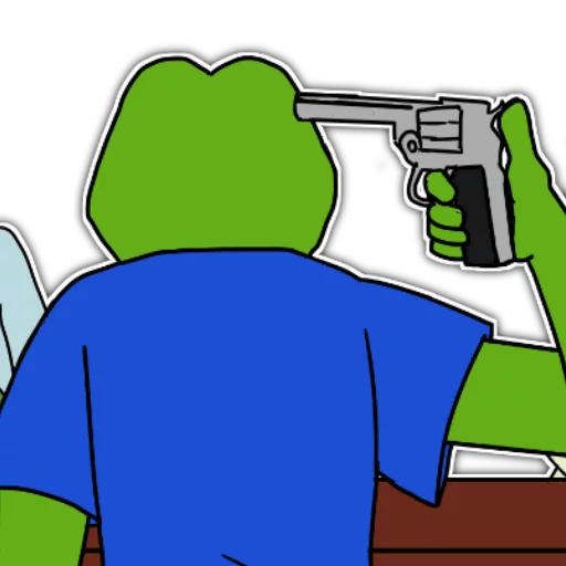🔫 Стикер «Rare Pepe Party» для Telegram