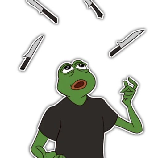 🤹 Стикер «Rare Pepe Party» для Telegram