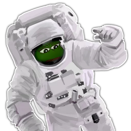 🚀 Стикер «Rare Pepe Party» для Telegram