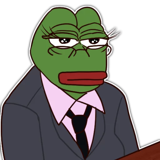😒 Стикер «Rare Pepe Party» для Telegram