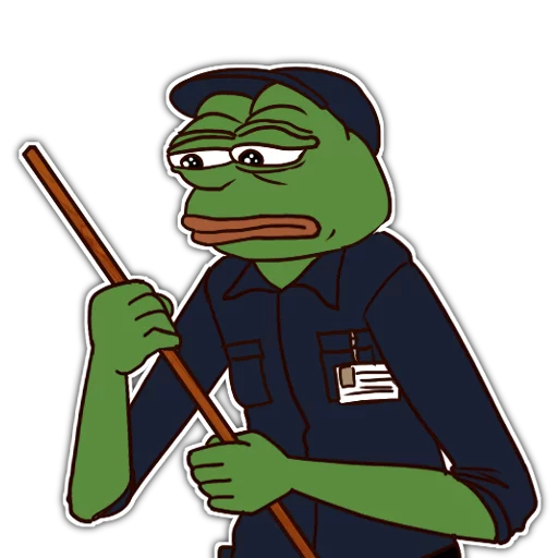 😞 Стикер «Rare Pepe Party» для Telegram