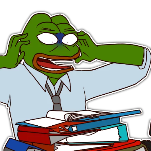 😨 Стикер «Rare Pepe Party» для Telegram