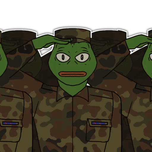 🎖 Стикер «Rare Pepe Party» для Telegram