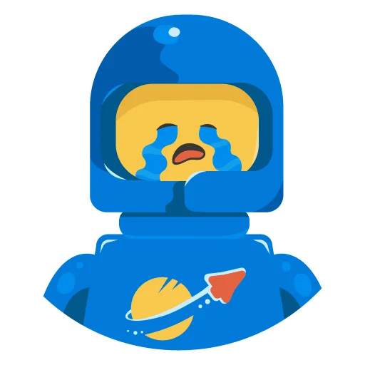 😭 Стикер «Рари Брик» для Telegram