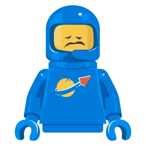 😖 Стикер «Рари Брик» для Telegram