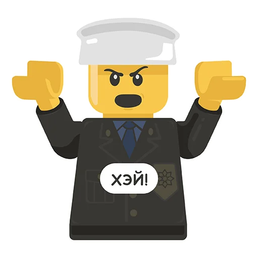 😤 Стикер «Рари Брик» для Telegram