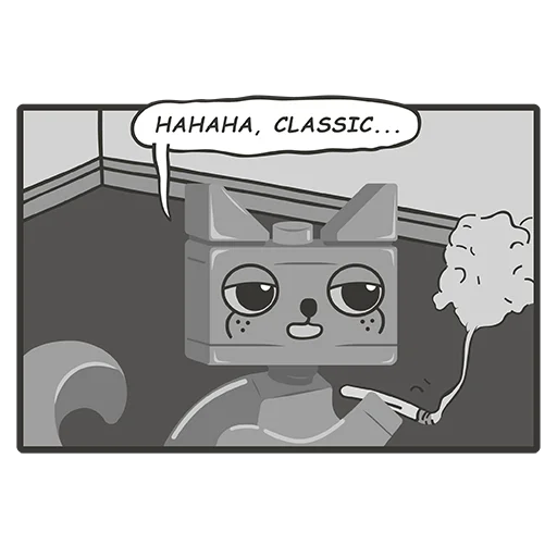 🐱 Стикер «Рари Брик» для Telegram